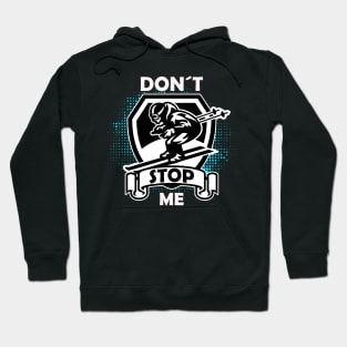Don't Stop Me. Skiing Winter Sports Race Hoodie